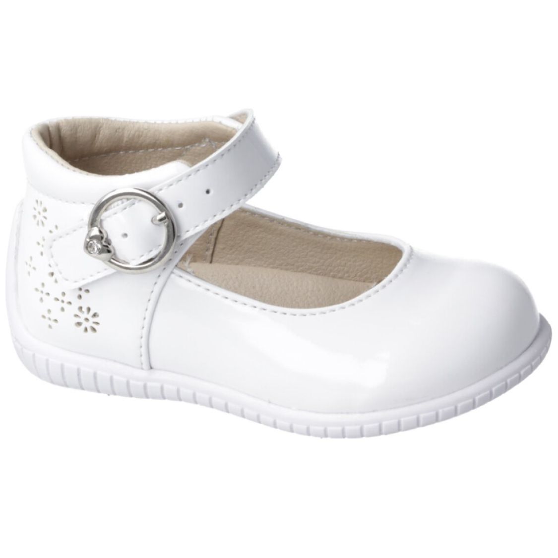 Zapato Karsten Charol 12-15 Blanco