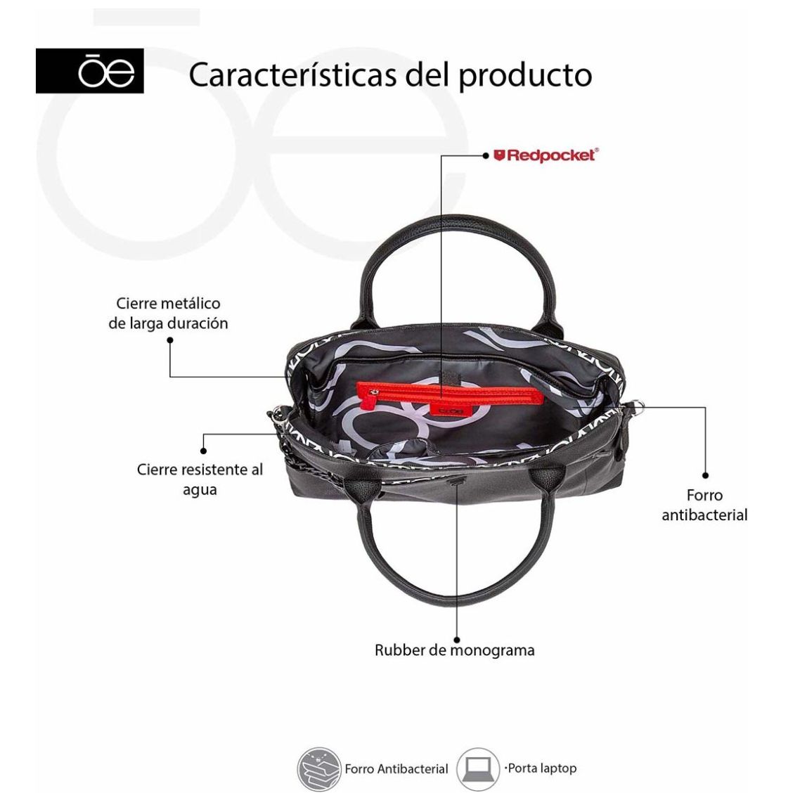 Bolso Porta Laptop Cloe