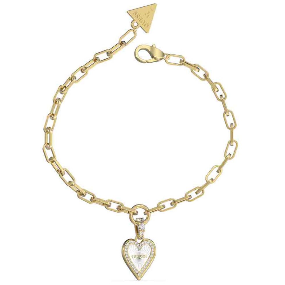 Brazalete Guess Love Me Tender Dorado