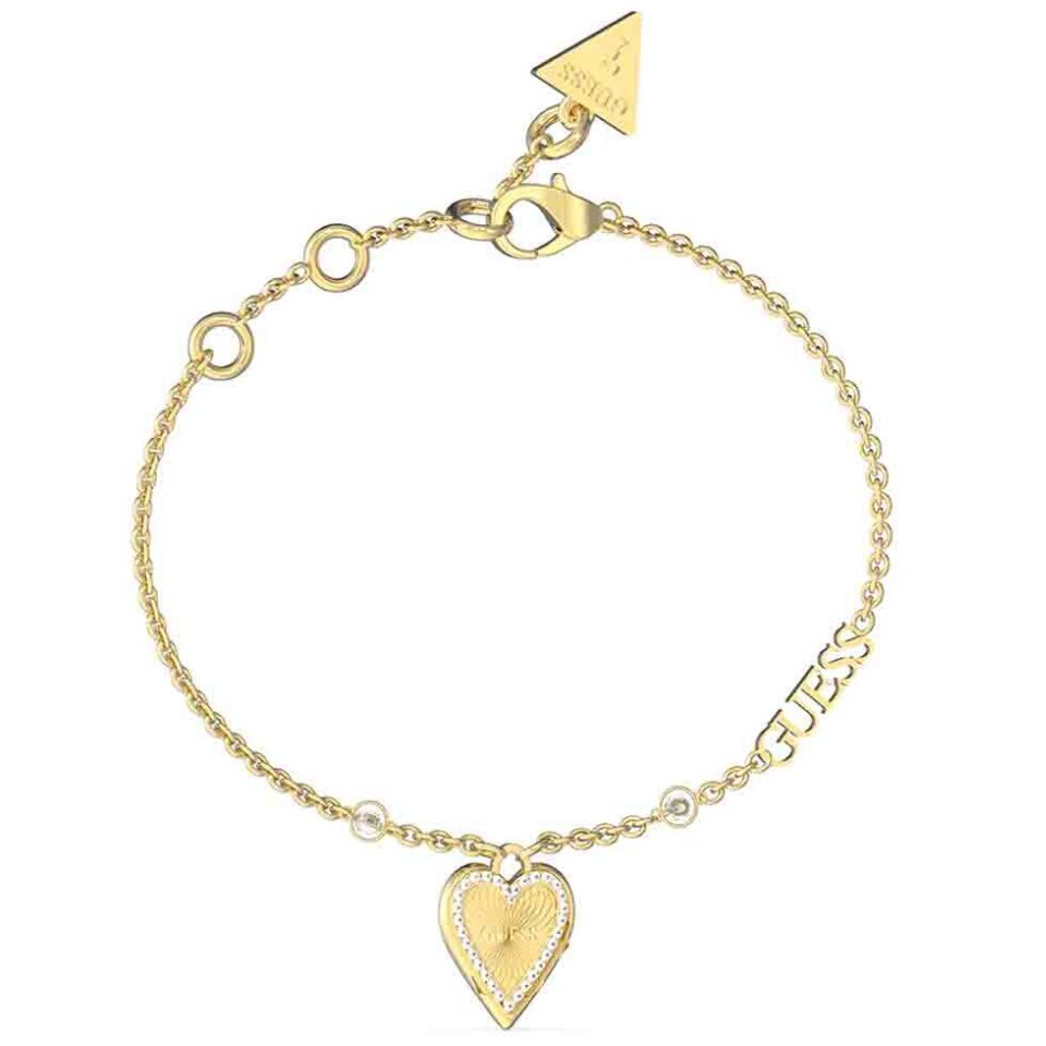 Brazalete Guess Love Me Tender Dorado