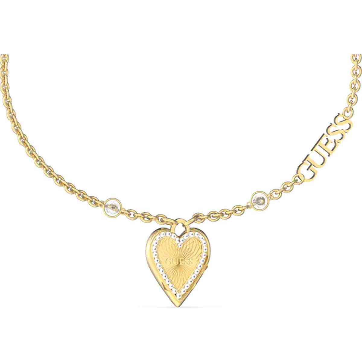 Brazalete Guess Love Me Tender Dorado