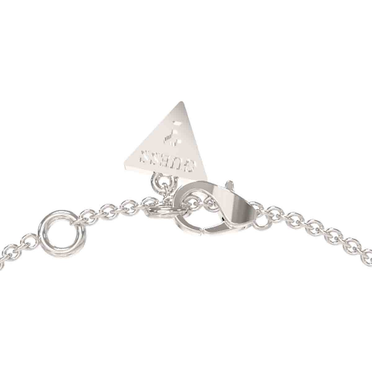 Brazalete Guess Rolling Hearts Plateado