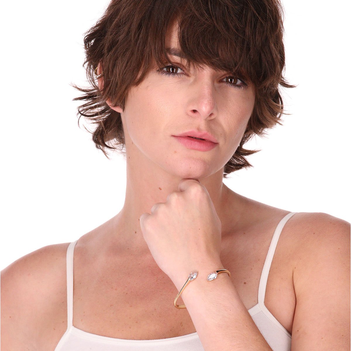 Pulsera  Nine West Color Dorado Acabado Brillante