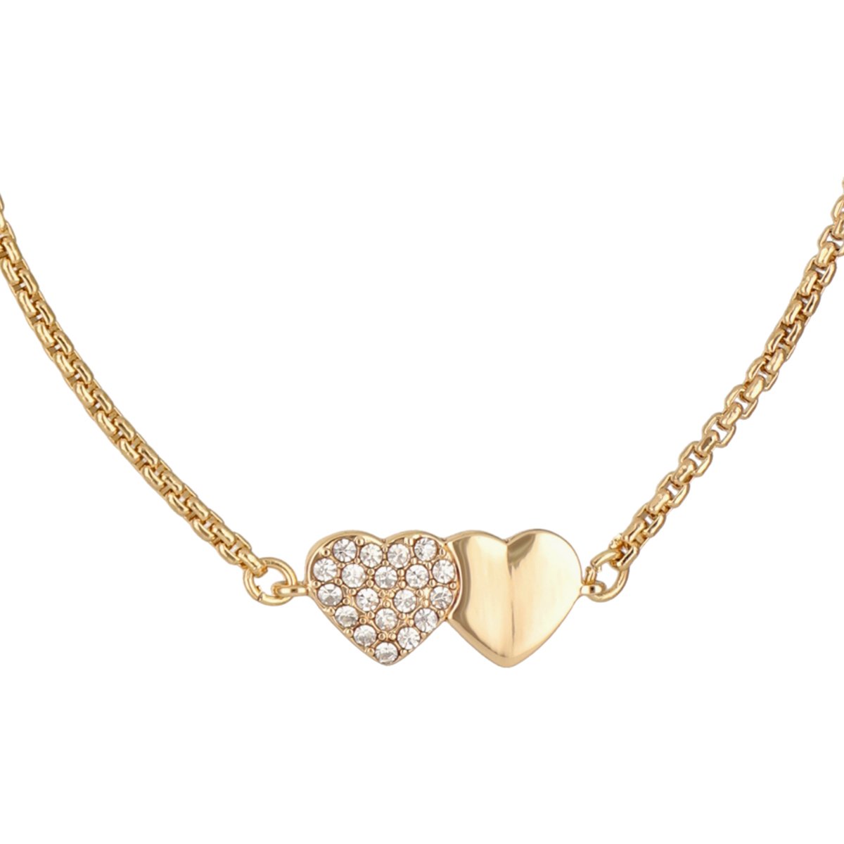 Brazalete  Dkny Color Dorado Acabado Pave