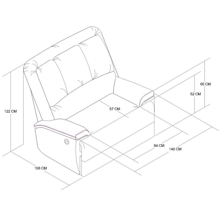 Sillón Reclinable King Eléctrico Boal