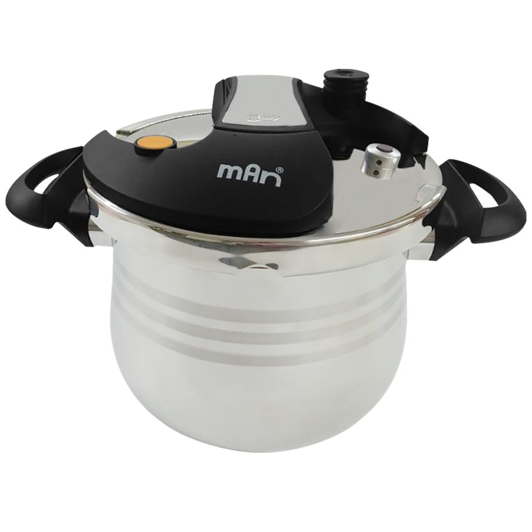 Olla de Presión 7 Lts Acero Inoxidable Man