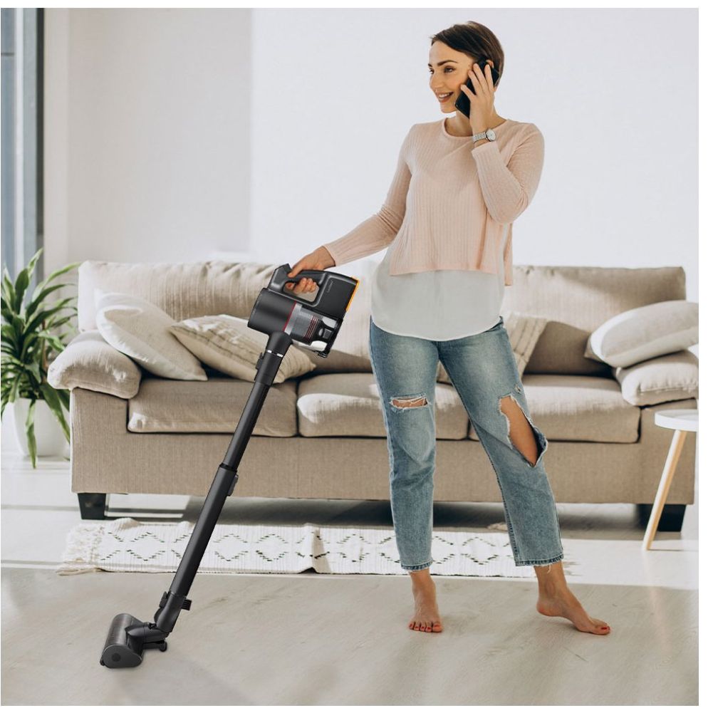 Aspiradora Inalámbrica LG Cordzero Smart Inverter con Doble Batería Negro A9Ncore