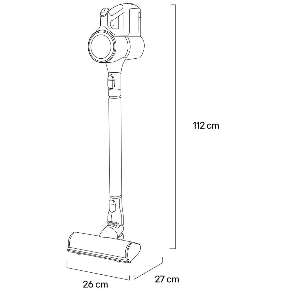 Aspiradora Inalámbrica LG Cordzero Smart Inverter con Doble Batería Negro A9Ncore