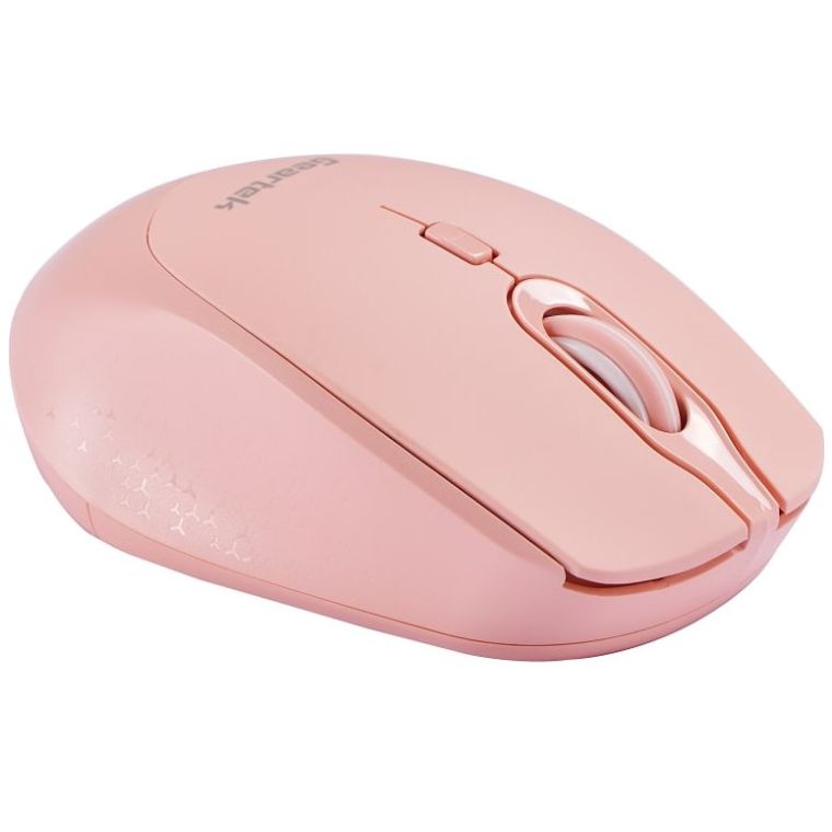 Mouse 250 Inalámbrico Geartek Rosa- Durazno