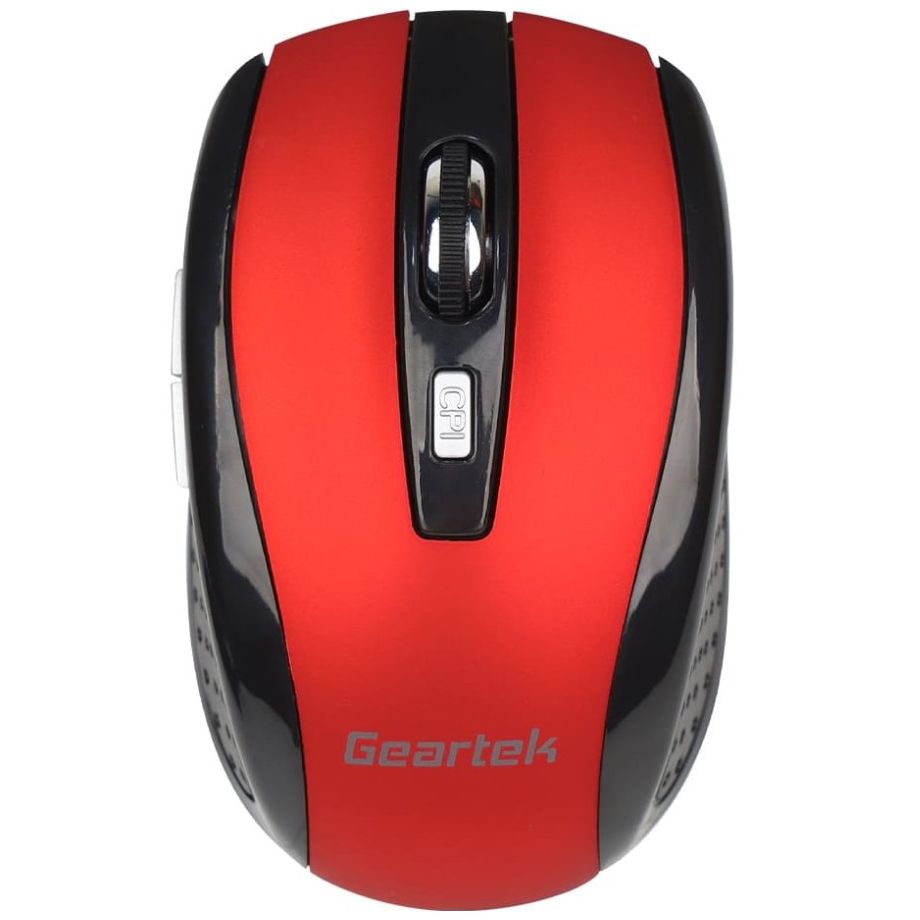 Mouse 150 Inalámbrico Geartek Rojo