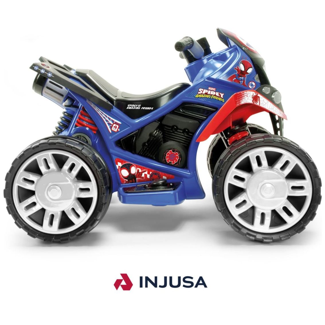 Cuatrimoto Montable Infantil Spiderman 12V Injusa