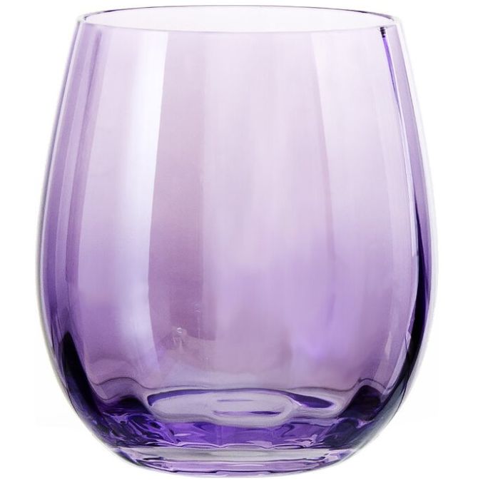 Vaso Old Fashion Vidrio Lila Home & Details