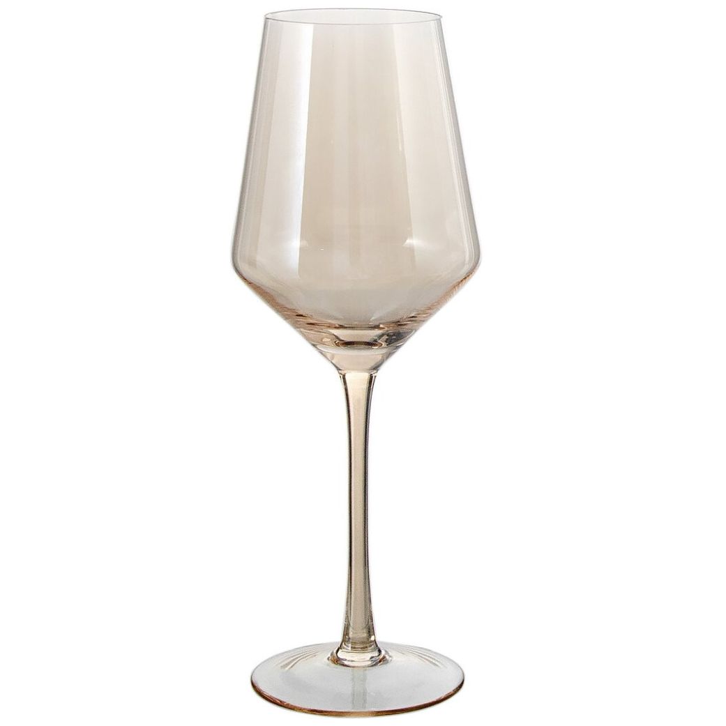 Set de 6 Copa de Vidrio Beige para Vino Tinto Home & Details
