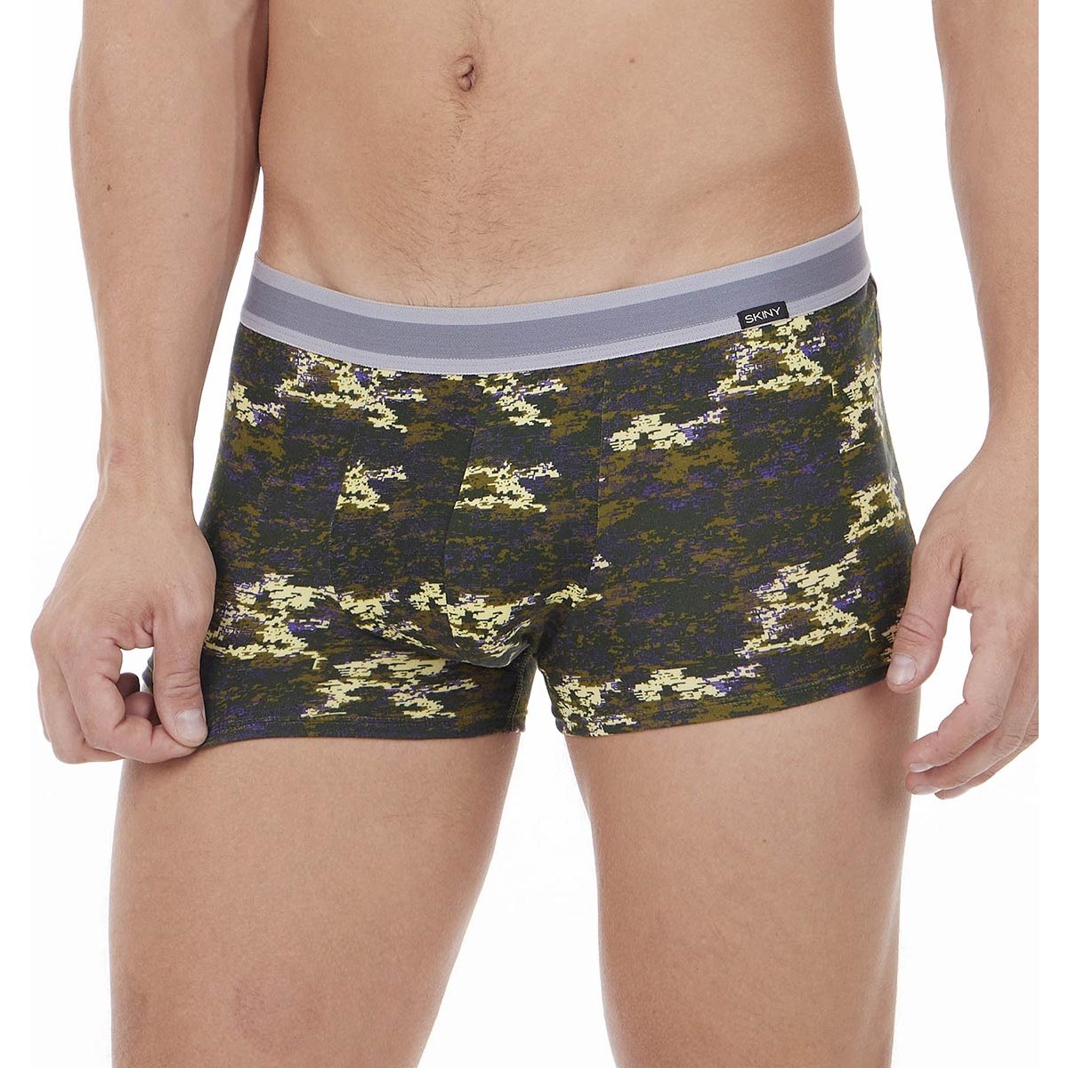 Skiny Uomo Slips. 6er Pacco - Brasil-Slips Cotone Multiplo