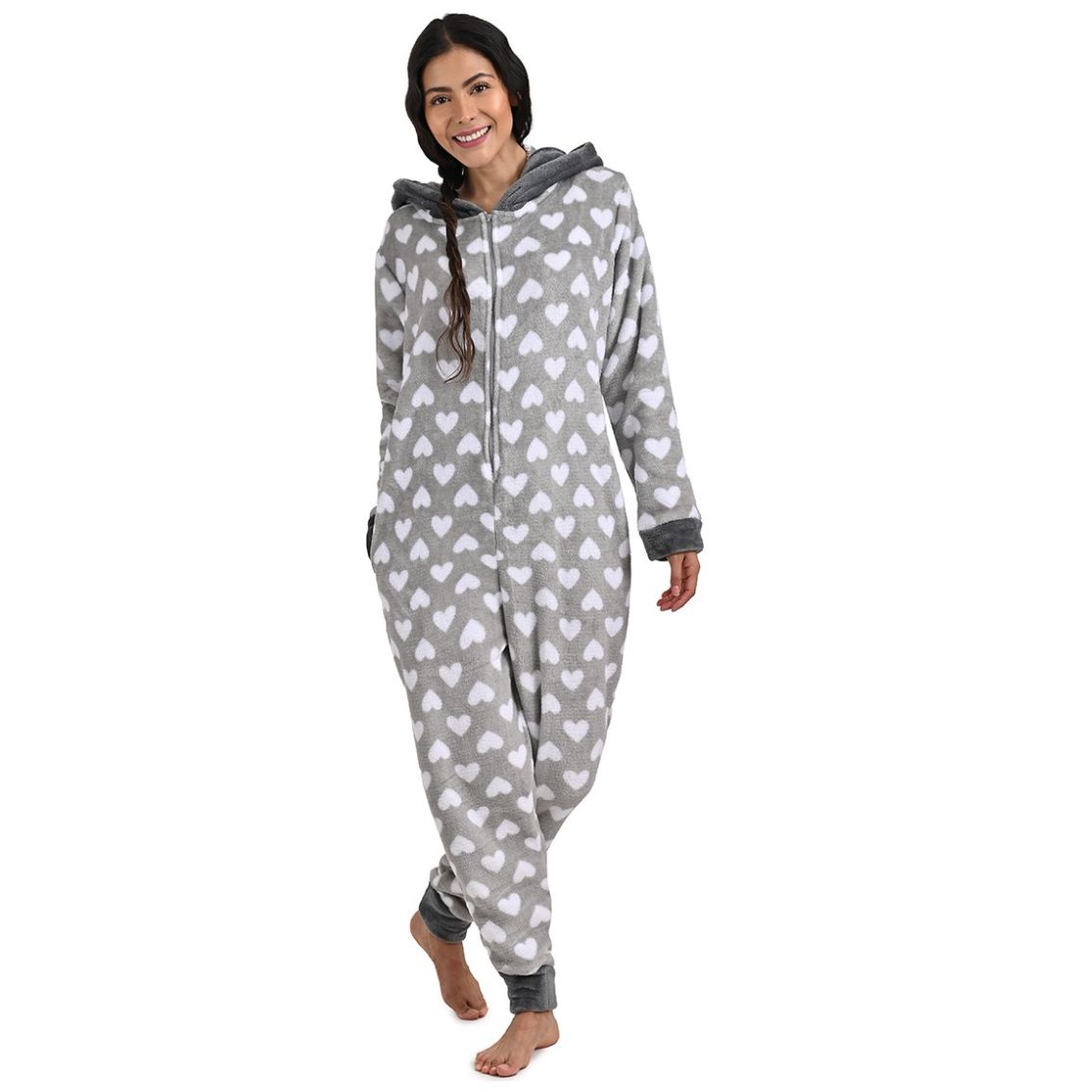 Mameluco Flanel con Gorro Isotoner