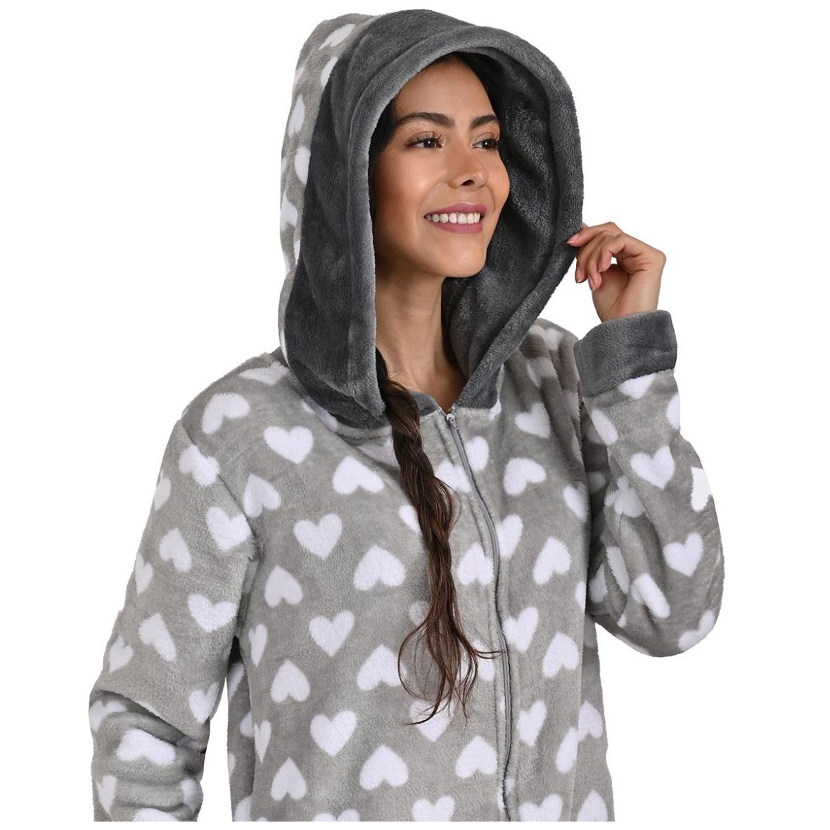 Mameluco Flanel con Gorro Isotoner