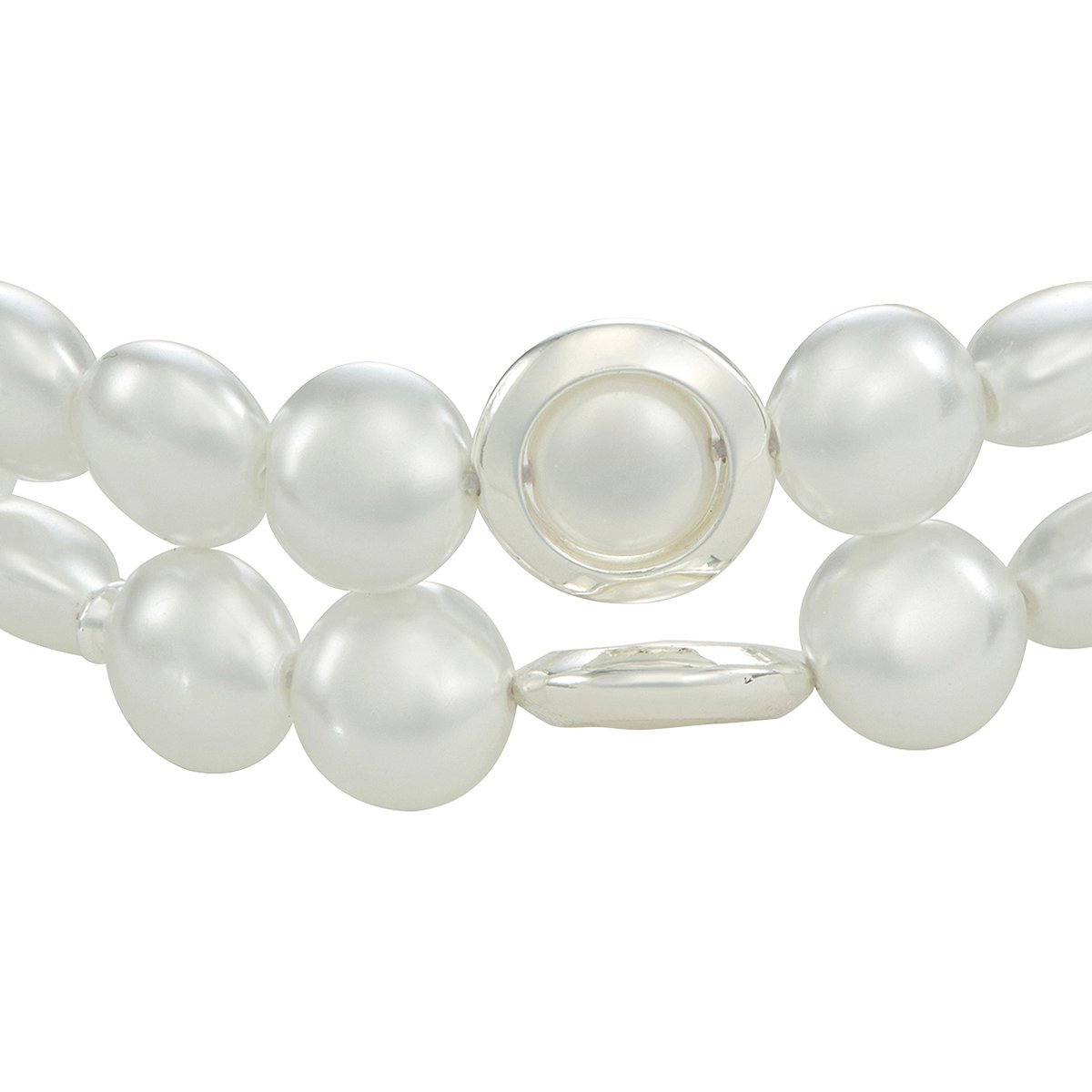 Pulsera  Napier Color Plata Acabado Pulido