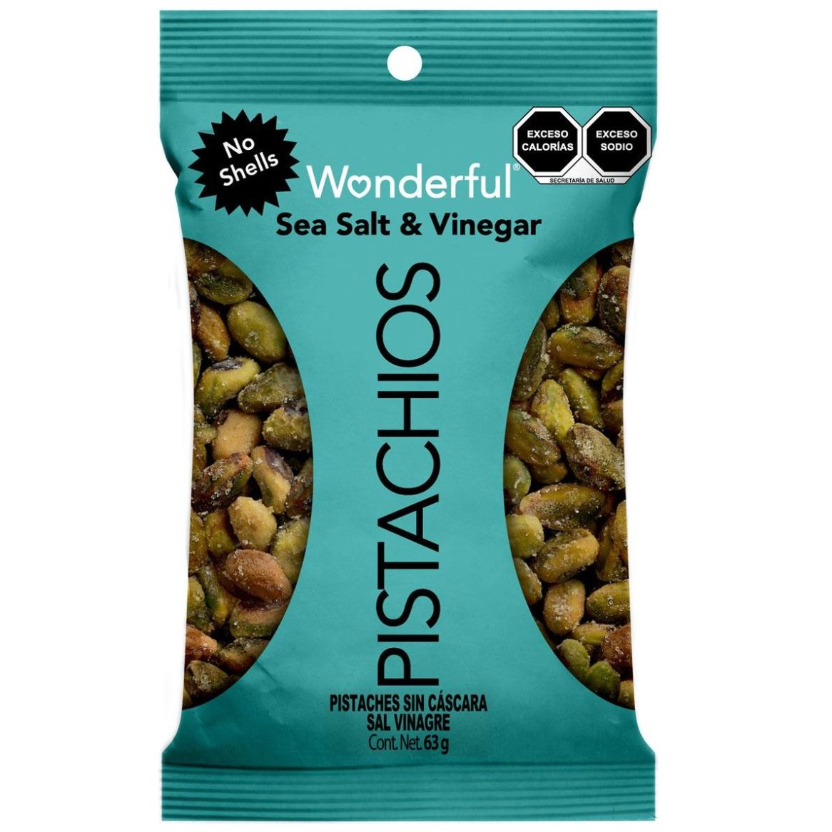 Pistaches Sin Cáscara Sal de Mar y Vinagre
