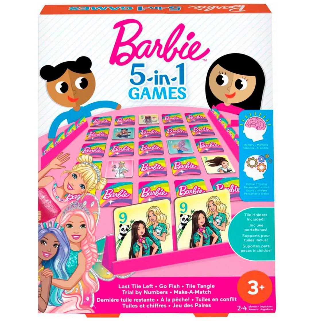 Set de Juegos 5 en 1 Barbie