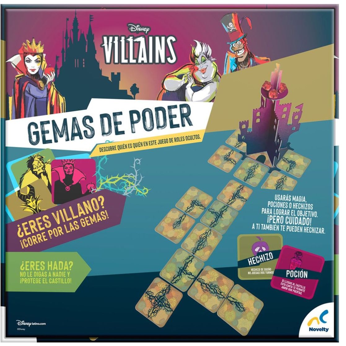 Juego de Estrategia Gemas de Poder Disney Villains