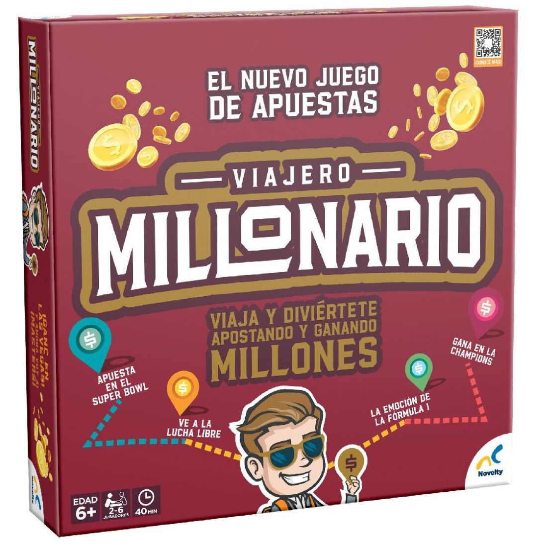 Juego de Mesa en Familia Viajero Millonario