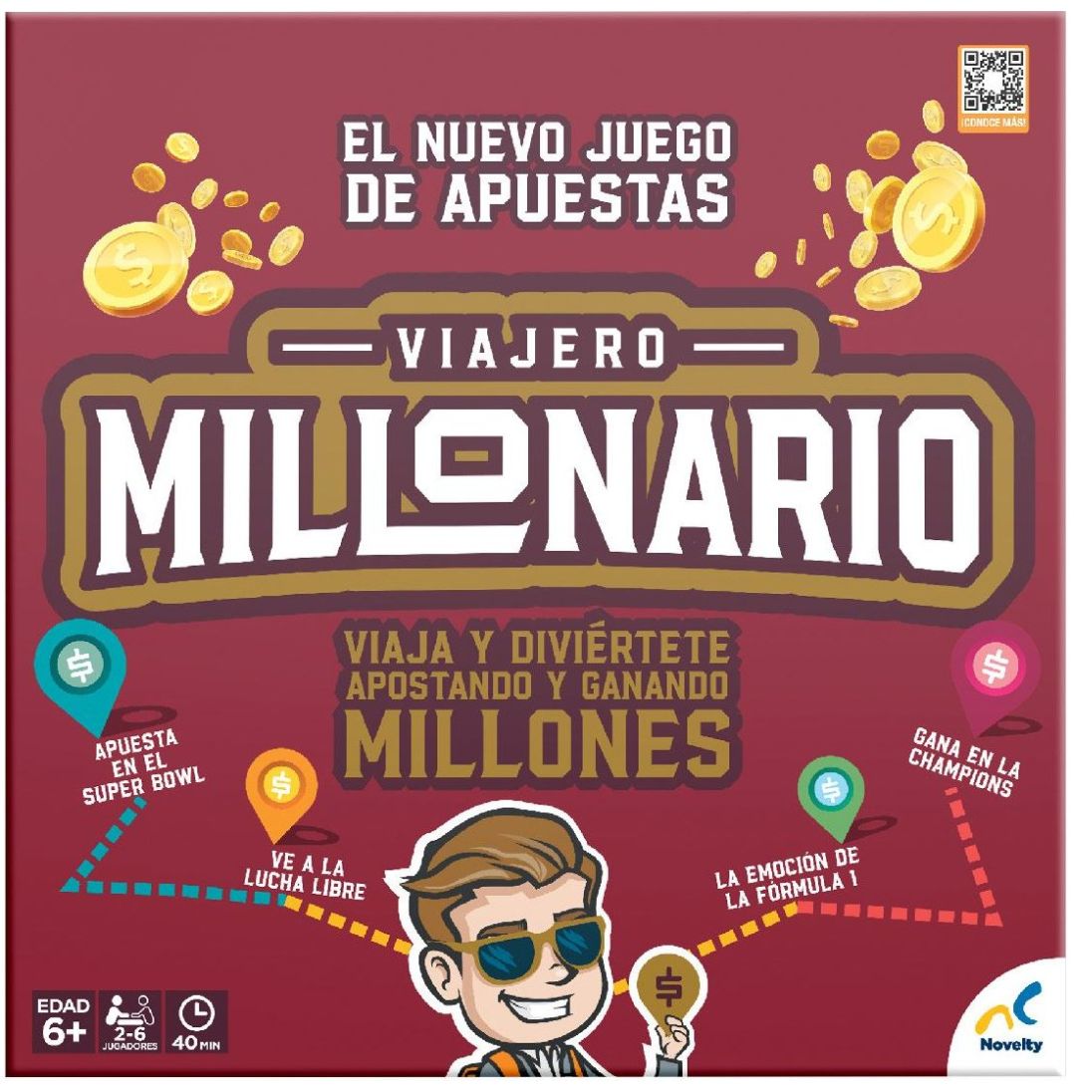 Juego de Mesa en Familia Viajero Millonario