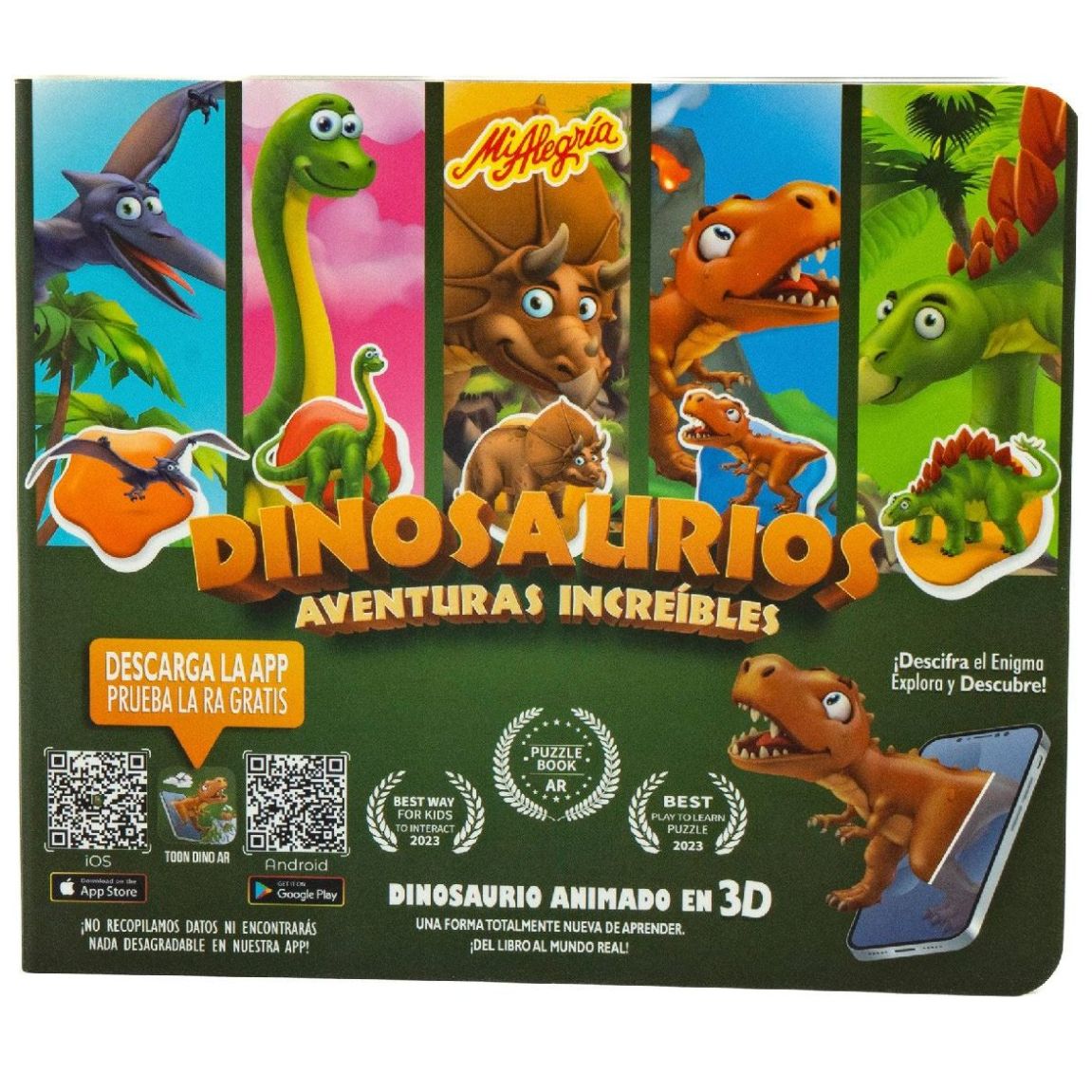 Rompecabezas Aventuras en el Dinomundo Mi Alegría