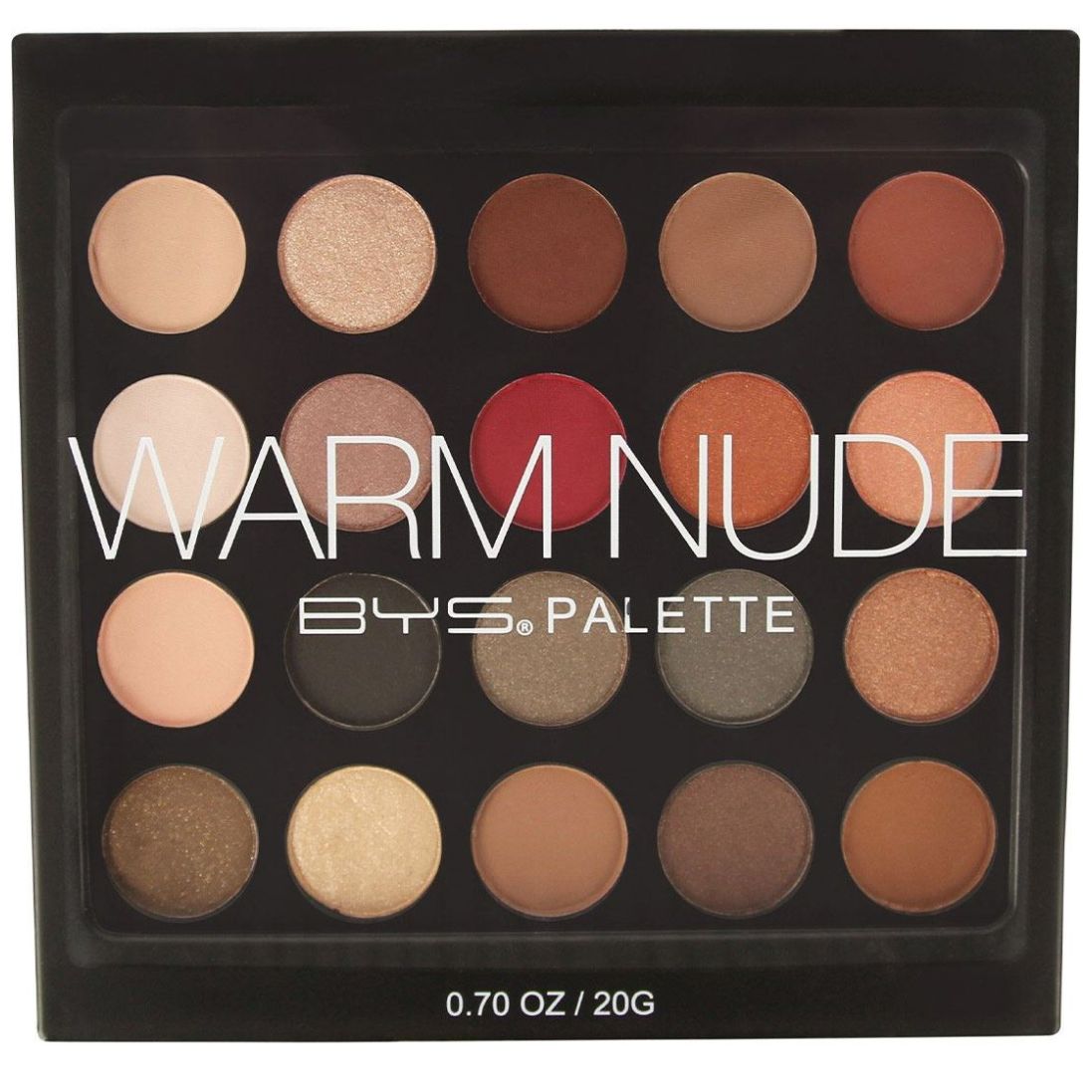 Paleta de Sombras 20 Tonos Warm Nude By486 Bys