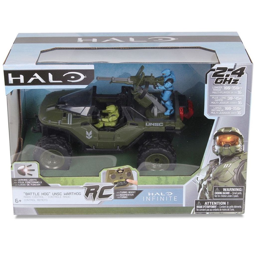 Vehículo a Control Remoto Warthog Halo Infinite 20Cm 2 4Ghz