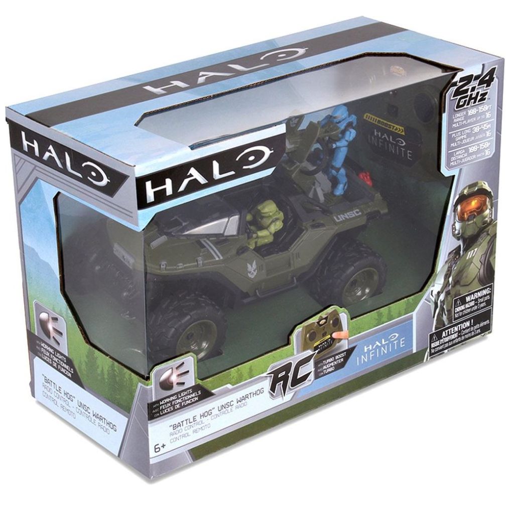 Vehículo a Control Remoto Warthog Halo Infinite 20Cm 2 4Ghz