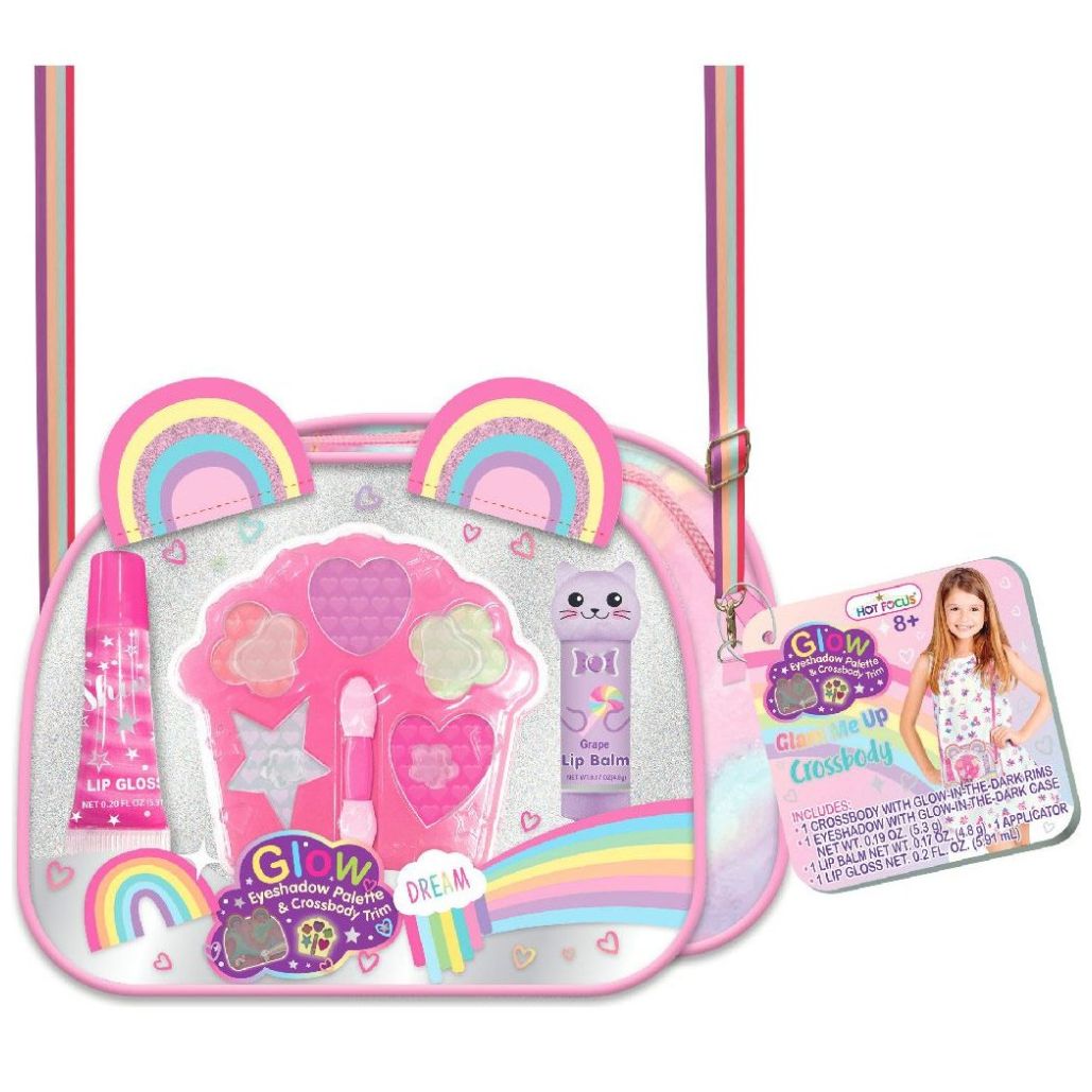 Bolsa Cruzada con Accesorios de Belleza Arcoíris