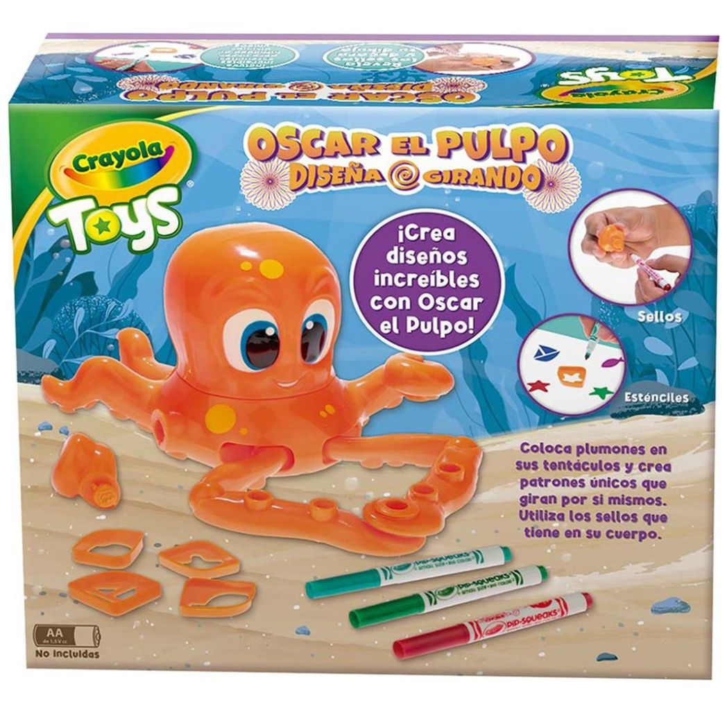 Oscar el Pulpo Crayola