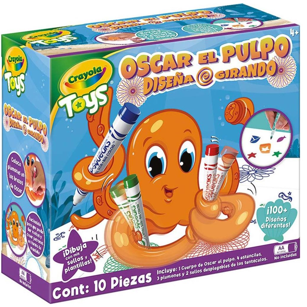 Oscar el Pulpo Crayola