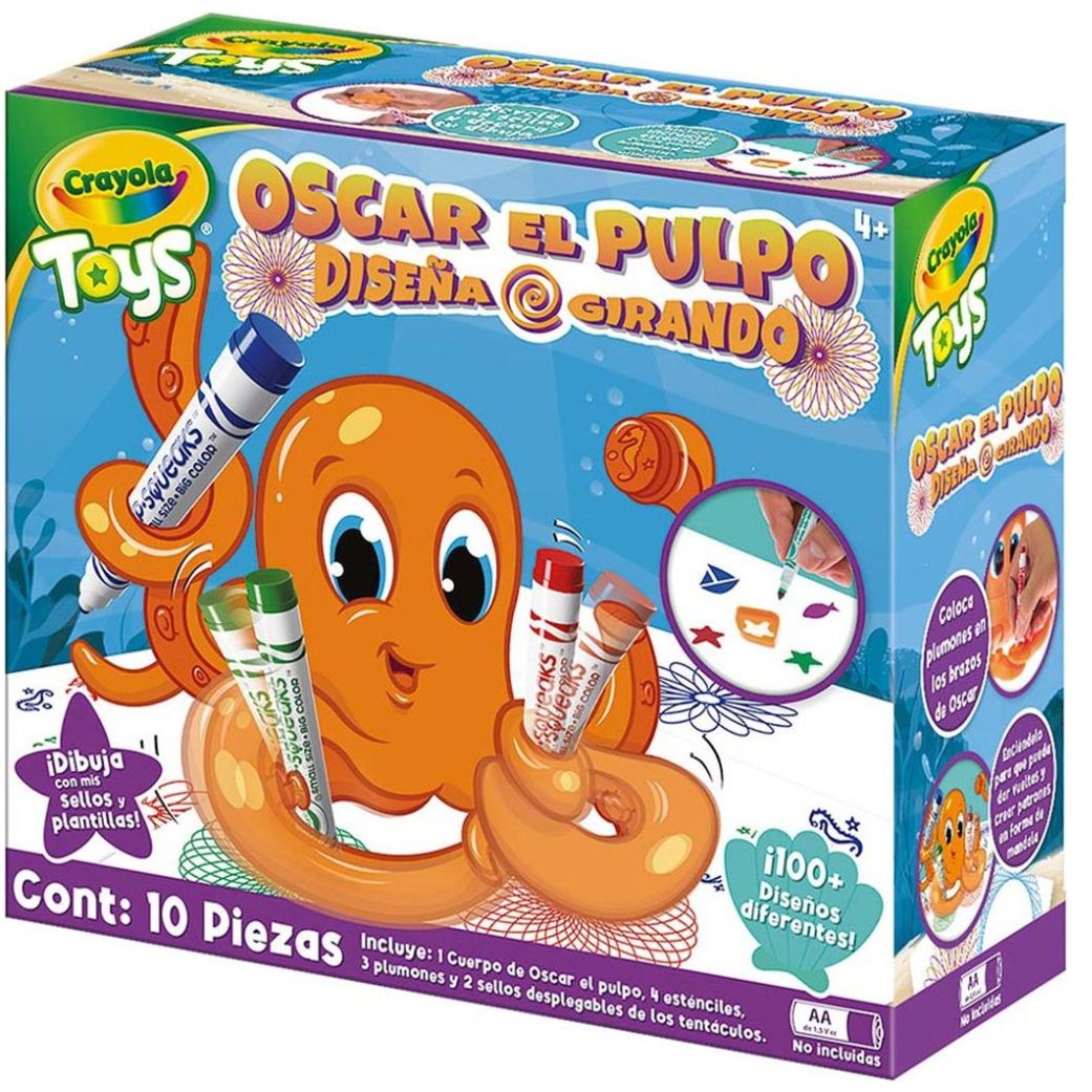 Oscar el Pulpo Crayola