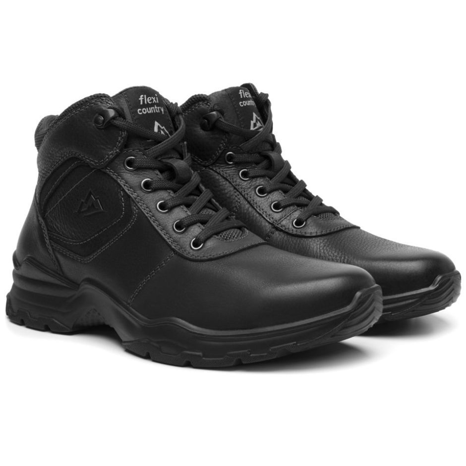 Bota Flexi con Antiderrapante Negro