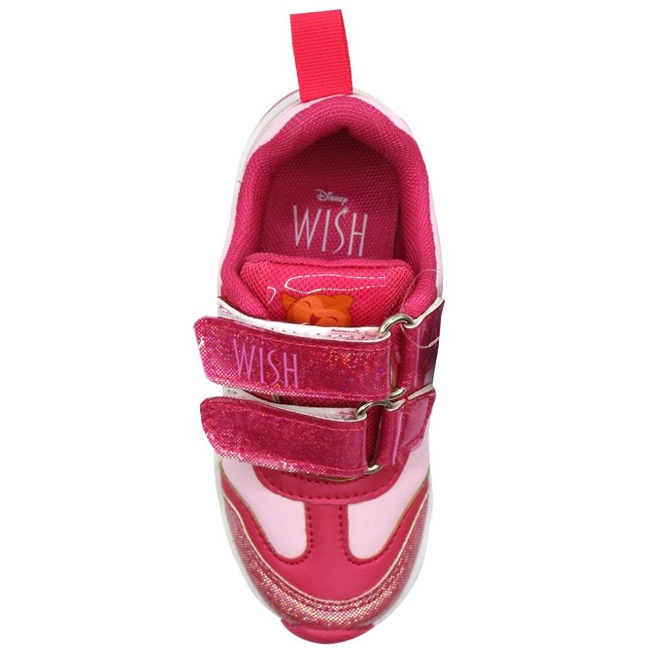 Tenis Wish con Velcro 17-21 Rosa