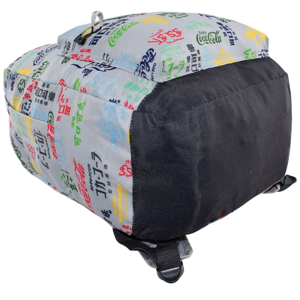 Mochila Tipo Back Pack Gris Coca Cola