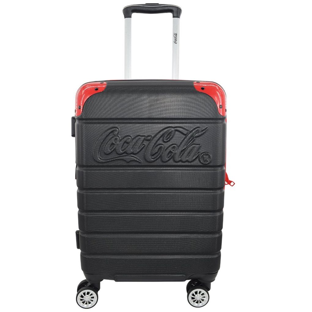 Maleta Solid 20" Negro Coca Cola