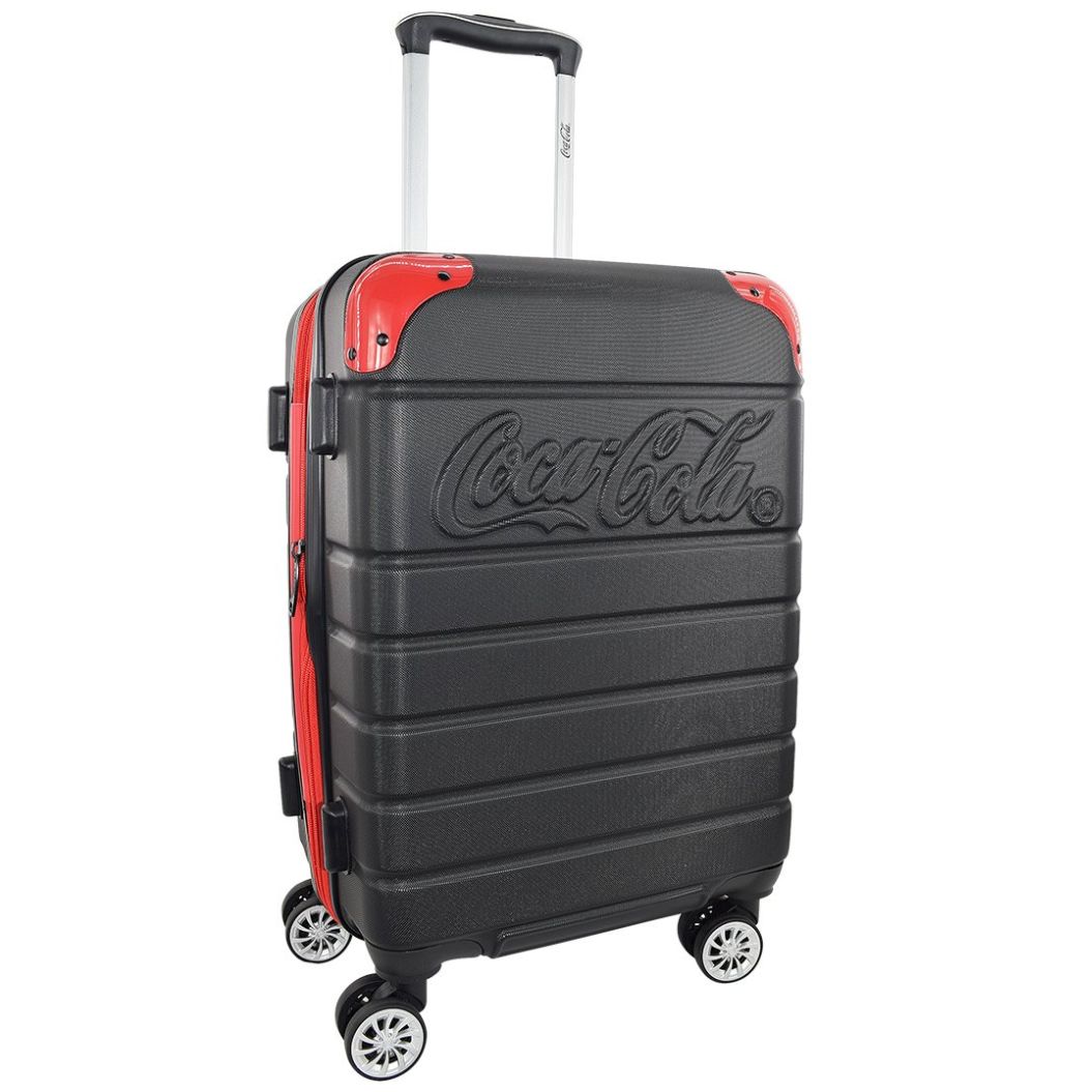 Maleta Solid 20" Negro Coca Cola