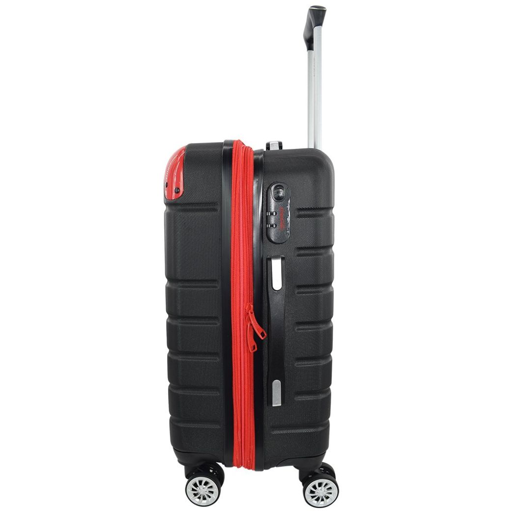 Maleta Solid 20" Negro Coca Cola