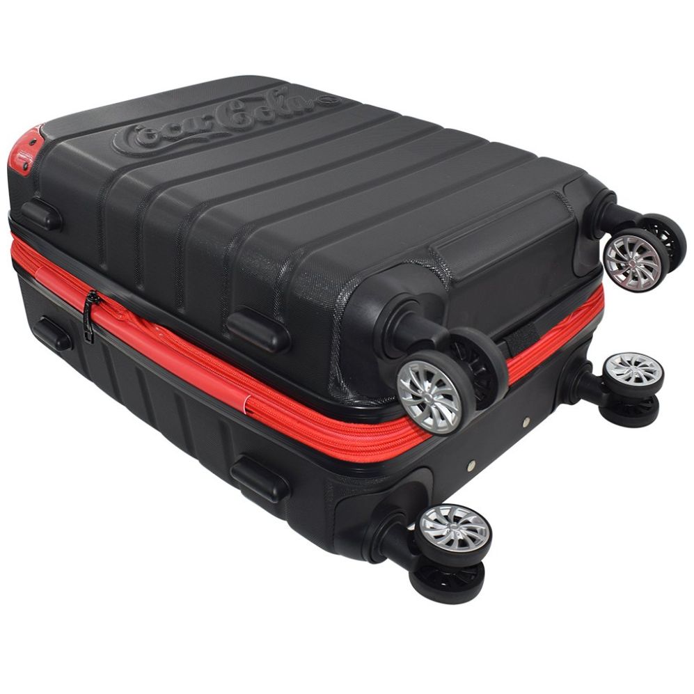 Maleta Solid 20" Negro Coca Cola
