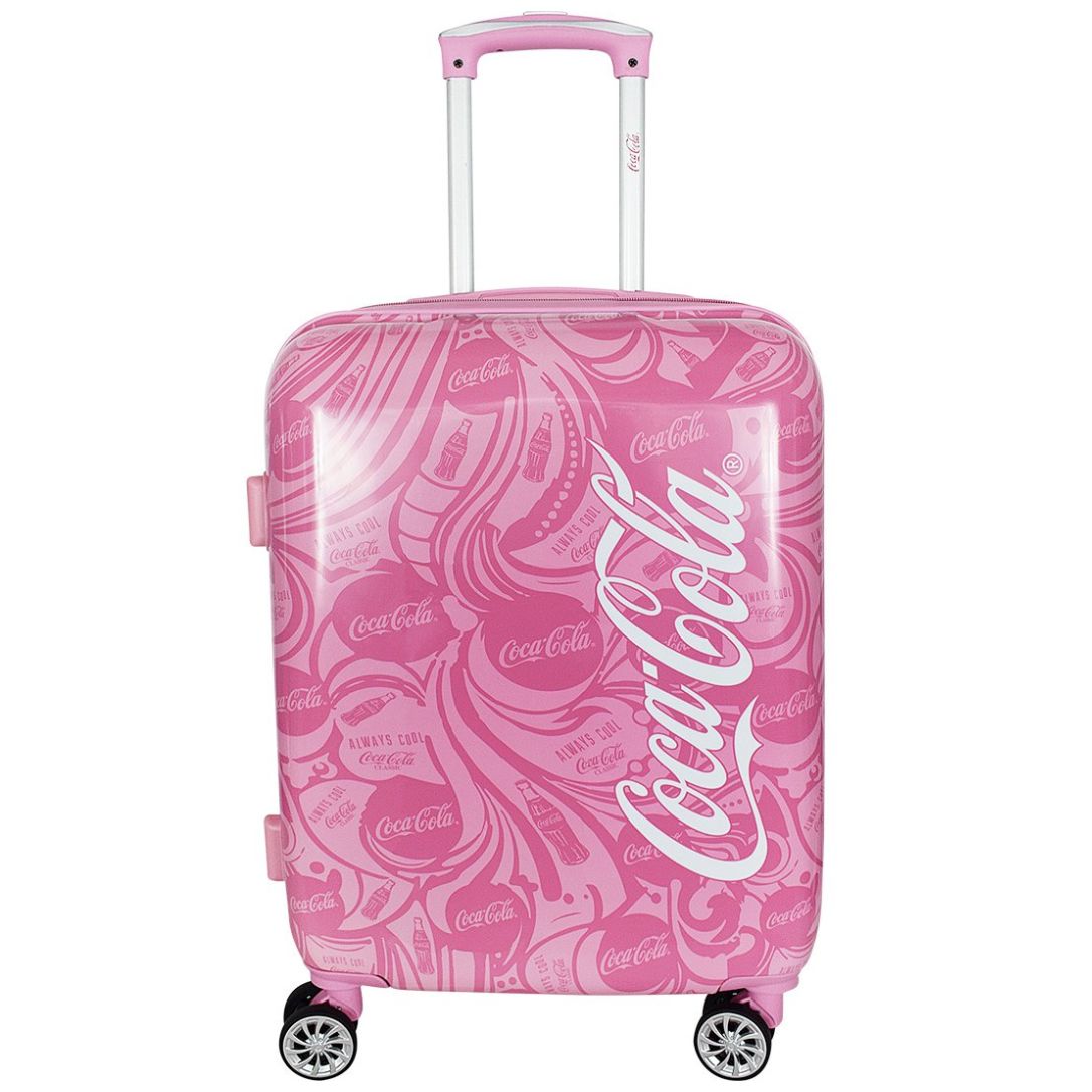 Maleta Clasic 20" Rosa Coca Cola