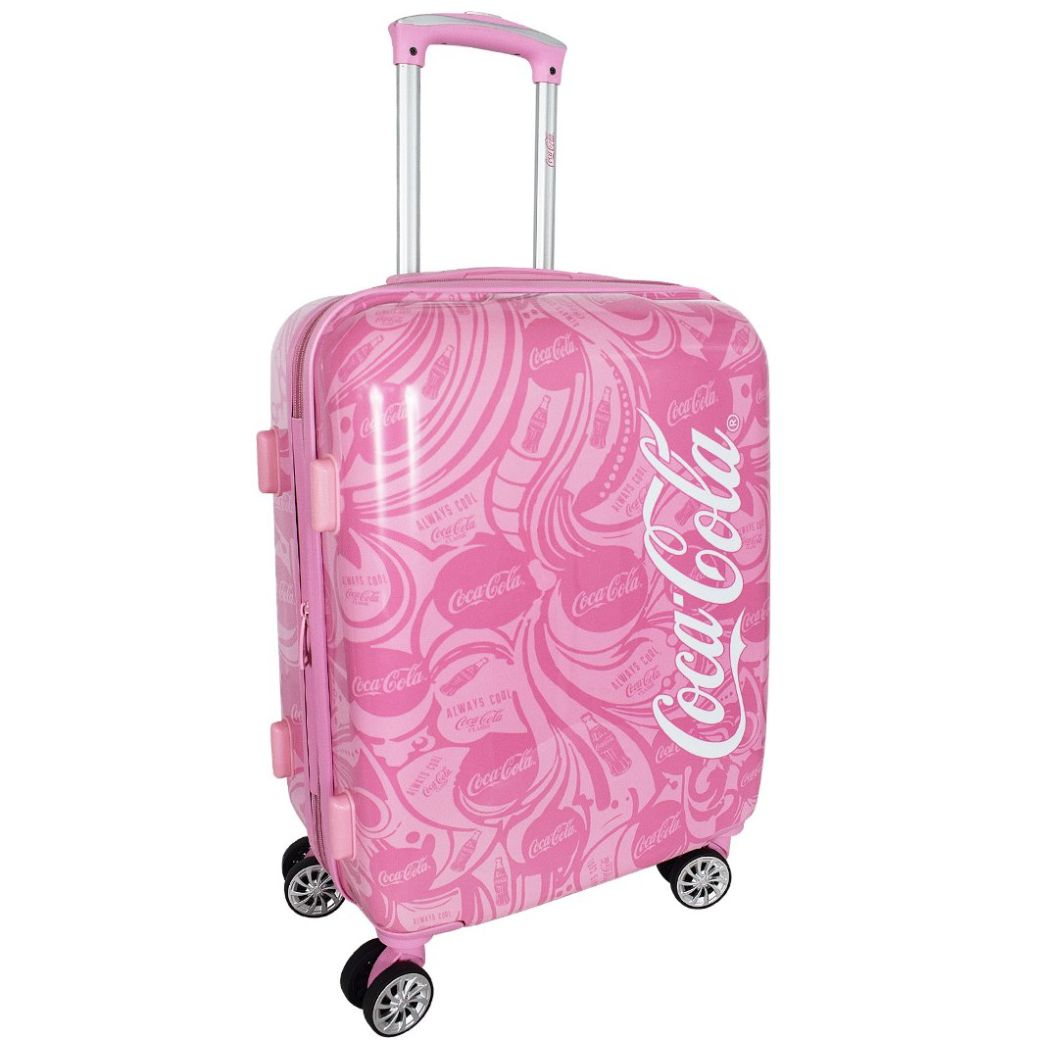 Maleta Clasic 20" Rosa Coca Cola