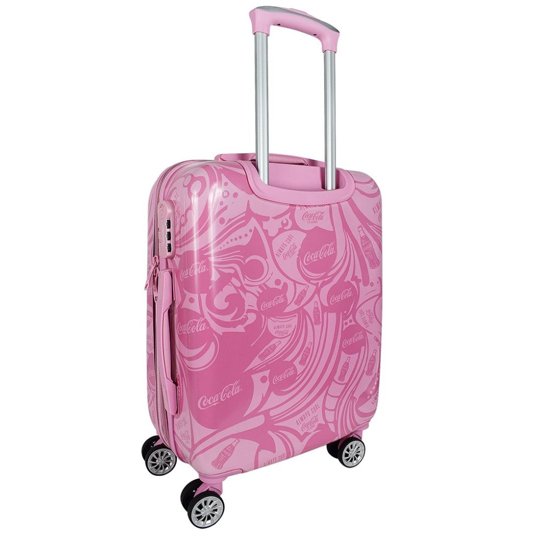 Maleta Clasic 20" Rosa Coca Cola