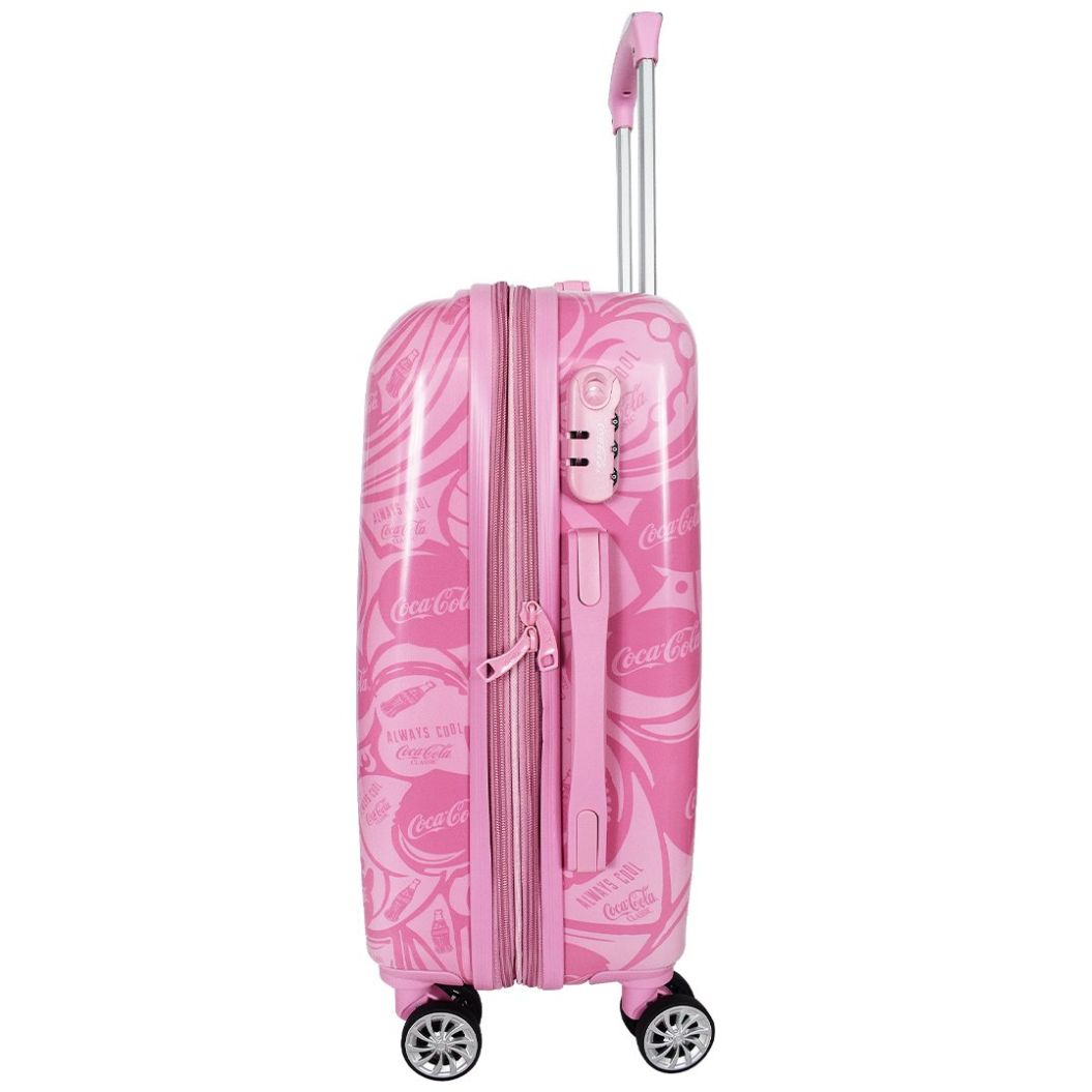 Maleta Clasic 20" Rosa Coca Cola