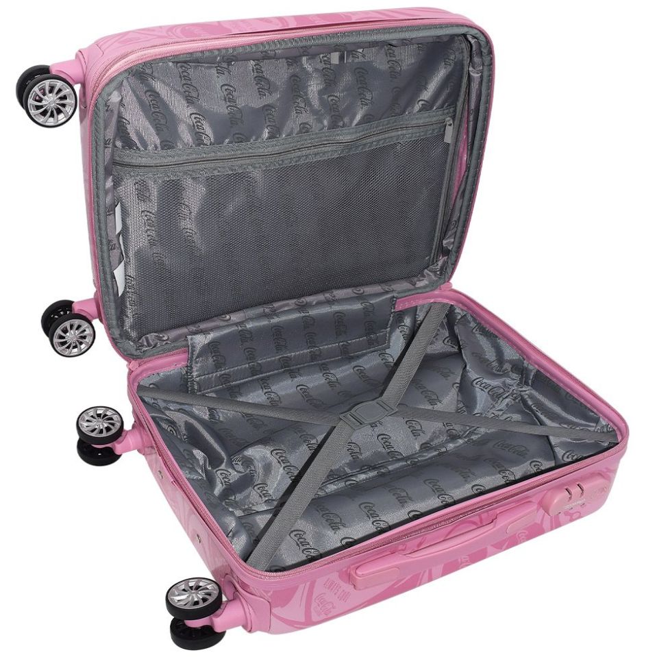 Maleta Clasic 20" Rosa Coca Cola
