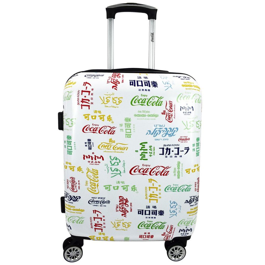 Maleta Brands 20" Blanca Coca Cola