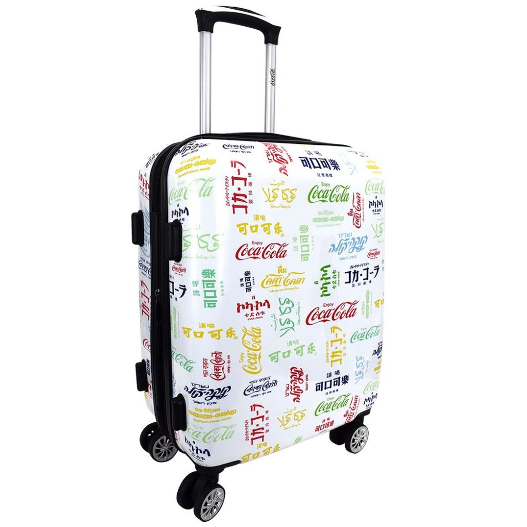 Maleta Brands 20" Blanca Coca Cola
