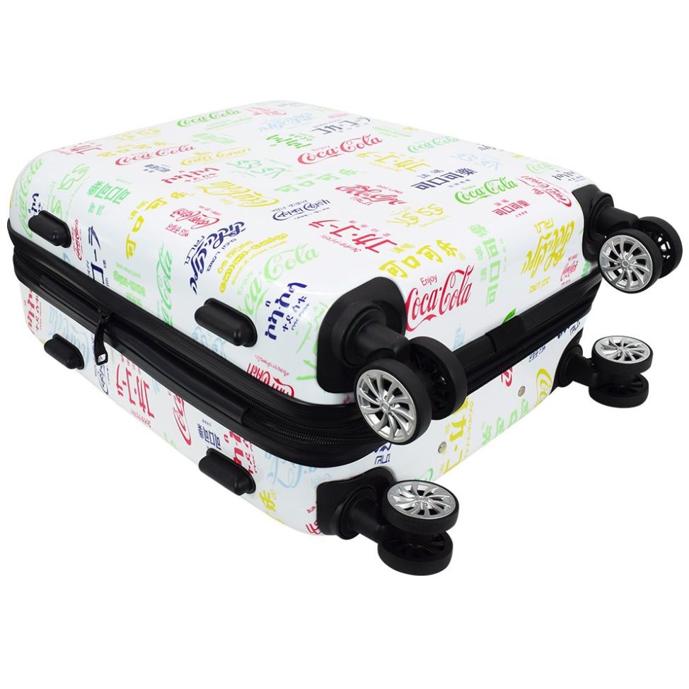 Maleta Brands 20" Blanca Coca Cola