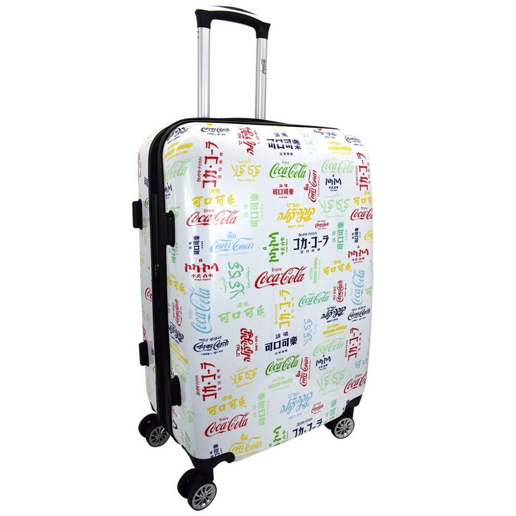 Maleta Brands 24" Blanca Coca Cola